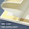 50 Sheets Certificate Papers Blank Gold Foil Border 8.5x11 for Diploma Certificates Participation Awards Document Cardstock Pap