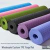 TPE Non-slip Yoga & Dance Mat - Wide, Shock Absorbing, Portable Mat for Home Fitness Beginners