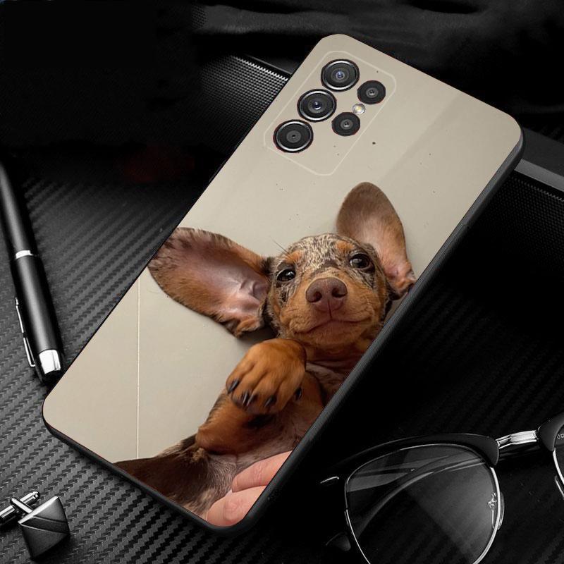 

Phone Case For Samsung Galaxy S25 S24 S23 S22 S21 Ultra S24 S23 S22 S21 S25 Plus S24 S20 FE Dachshund Dog S23Plus
