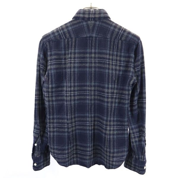 markaware Made in Japan Cashmere Blend Check Pattern Long sleeve Button down shirt Women Used