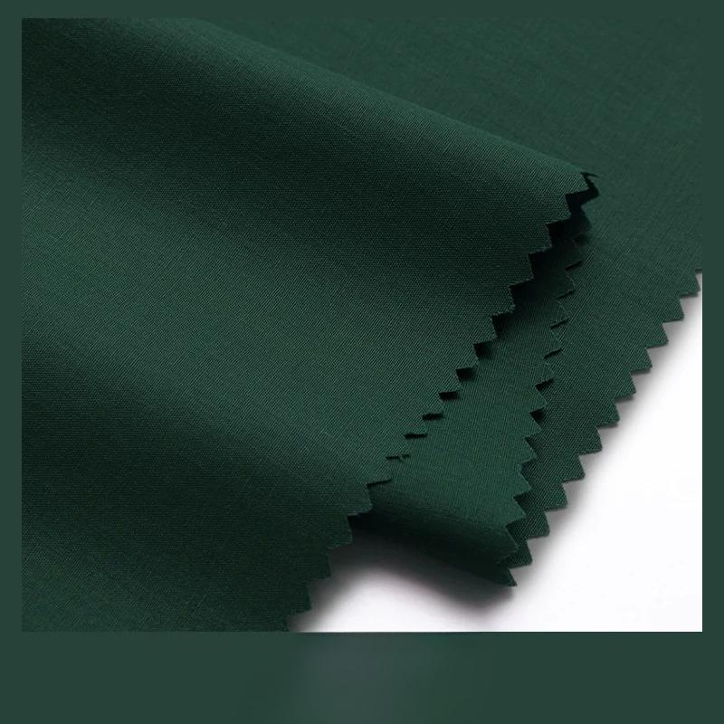 Plain Combed Cotton Fabric Poplin for Clothes Shirt Dresses Sewing High-grade Smooth Skirts Cloth Thin Anti-wrinkle