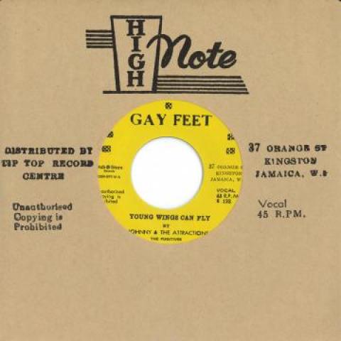 

7inch Record JOHNNY THE ATTRACTIONS Young Wings Can Fly Young Wings C DSRSP741 Gay FeetDub St 2019 Japan Reggae Ska Dub