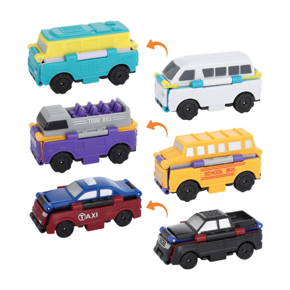 

3 шт. Flip Cars Creative City-Themed Car Toys Flip Racers Трансформируемые машинки инерционный игровой набор для детей старше 3 лет