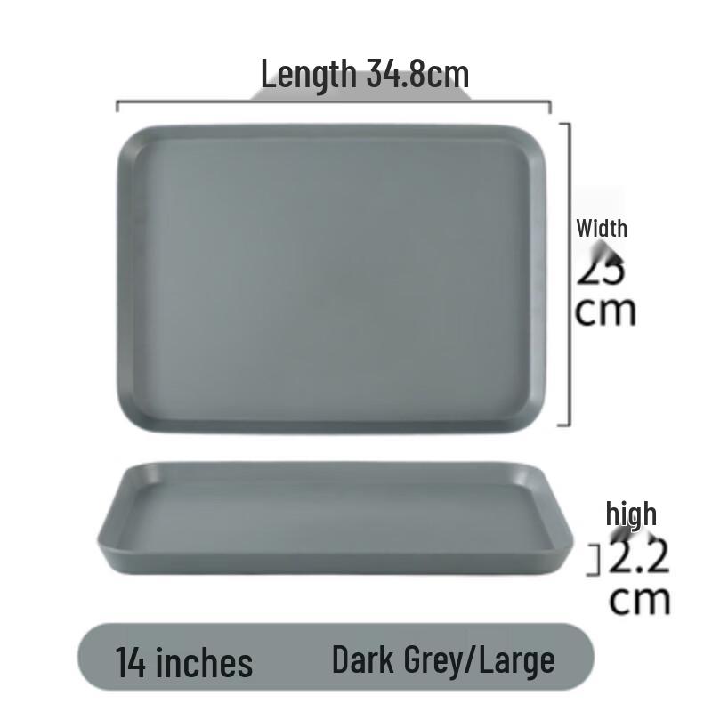 Nordic Style Melamine Serving Tray