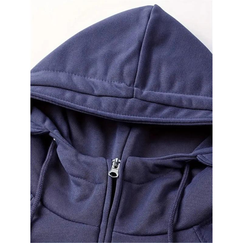 Men S Solid Color Hooded Sweatshirt Casual Loose Long Sleeve