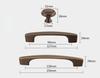 JOYLIFE Solid Brass Cabinet Handles: Single Hole Drawer Pulls & French Door Handles for Wardrobe