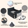 Travel Small Cats Dogs Car Seat Basket Back Seat Soft Carriers Bed Back Seat Wear Resistant Carriers Safe Small Dogs