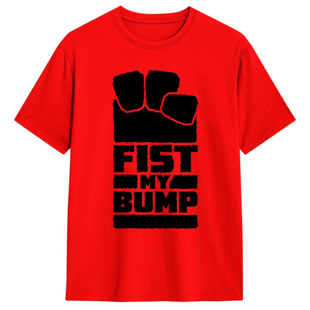 Project Hail Mary Fist My Bump T Shirt Adult Vintage T Shirts Beach Round Neck Trendy Cool Tees Design Oversize Clothing