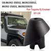 Car Front Side Rubber Antenna Base Bezel Ornament Protector Accessories For Toyota Cruiser FJ 2007-2014 86392-35032 86392-35031
