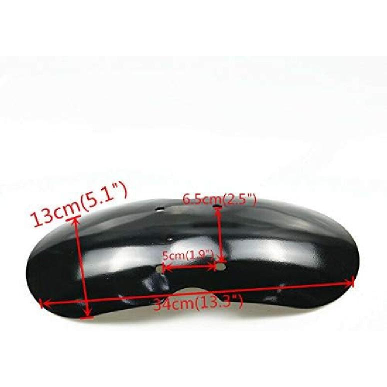 Motorcycle Aluminum Front Fender Mudguard For Triumph Bonneville T100 Scrambler Thruxton 900 2001-2016 Cafe Racer Vintage Old School Custom (Matte