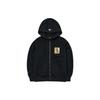 Sweatshirts Men's Black Hooded Moderate Cardigan 3ATRC0126-44BKS