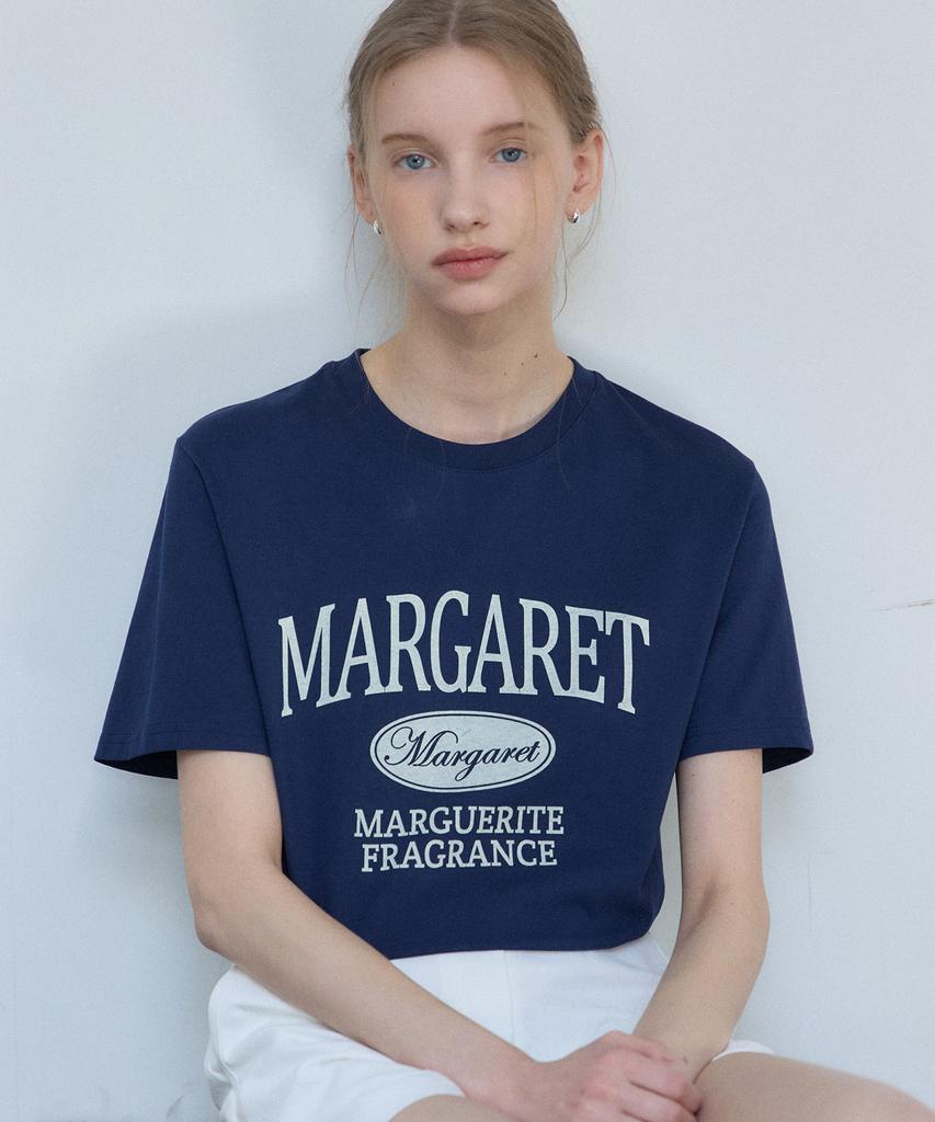 OURHOPE Margaret Archive T-Shirt - Navy