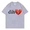 Funny Dih Meme T-shirt Men Women Clothing High Street Fashion Trend Short Sleeve T-shirts Summer Cotton Breathable Tops