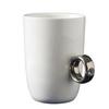 Creative Wedding Gifts Lovers Couple Cartoon Elegant Crystal Diamond Ring Mugs White Ceramic Cute Water Coffee Mug Drinkware