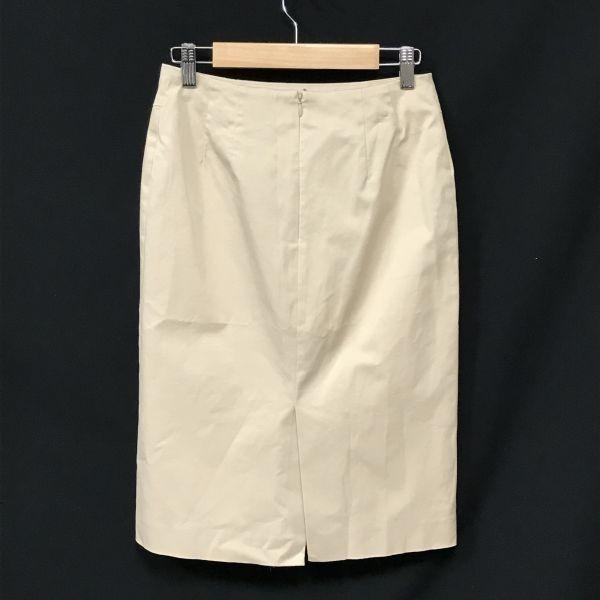 Made in Japan ANAYI Jacket and Skirt Set Up 38 Women M Beige Cotton Suit Made in Japan(USED)