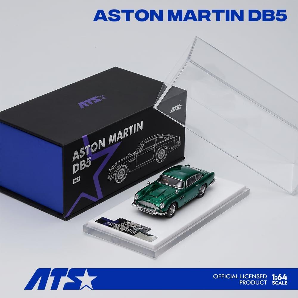 ATS-MODELS 1/64 Aston Martin DB5 Racing Green Diecast Miniature Model Car ATS881201