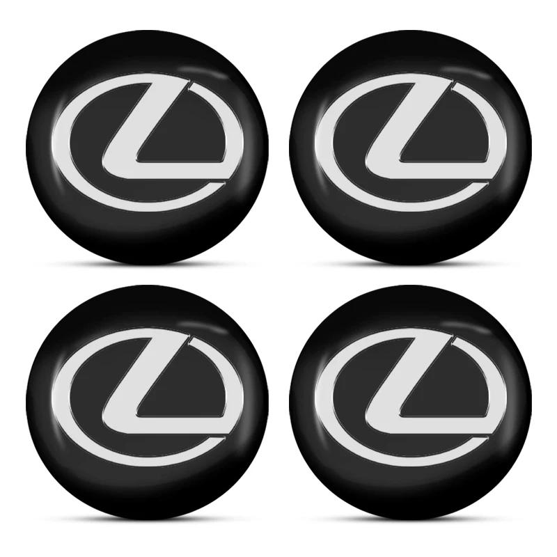 

56 мм Колпачок ступицы колеса автомобиля Эмблема Наклейка на колесо Для Lexus LS LC RZ RC IS350 ES300 GS350 CT200h GX460 LX570 220D 250 UX чёрный