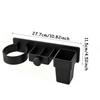 Wall Mounted Hair Dryer Holder Bathroom Hair Tool Storage Rack No Drill Self Adhesive Organizer for Hair Dryer Brush and Comb