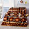 Coperta con motivo nativo americano Coperta in flanella per letto, divano, Campeggio, Escursionismo, Essenziali per picnic, regalo per la famiglia Regali per fan