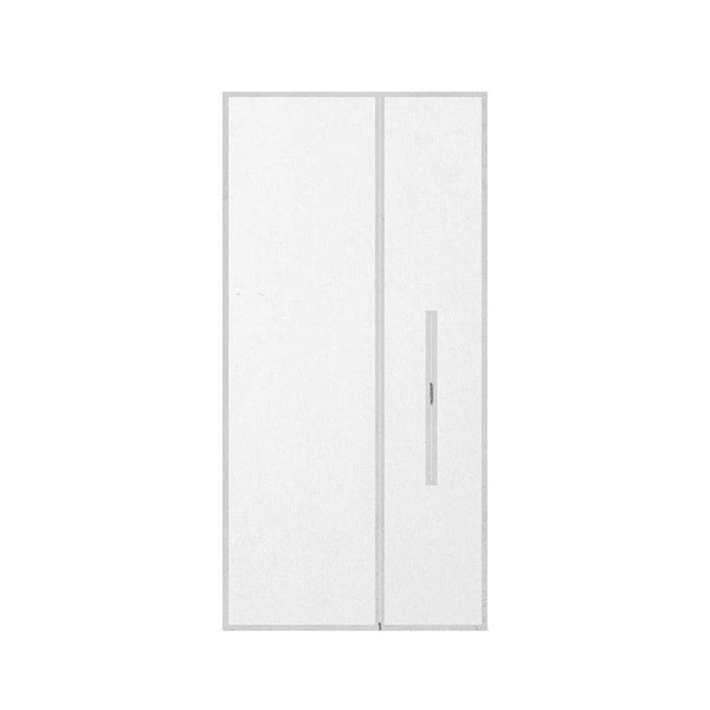 Air Conditioning Seal Cloth Sliding Door Handed Door White 210t 210x90cm 275g Oxford Cloth Portable Sliding Efficient Cooling