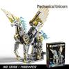 Lego-Compatible Electric Mechanical Whale Building Kit - Challenging DIY Animal Model Toy for Boys