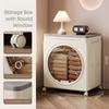 With Pulleys Foldable Storage Box Dustproof Toys Storage Basket Durable Storage Cabinet