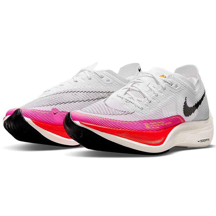 Nike Women's ZoomX Vaporfly NEXT% 2 White Black Pink Running Shoes DJ5458-100