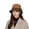 Elderly Hat Female Autumn and Winter Versatile Basin Hat Elegant Mother Wool Top Hat In the Elderly Fashion Warm Bucket Hat