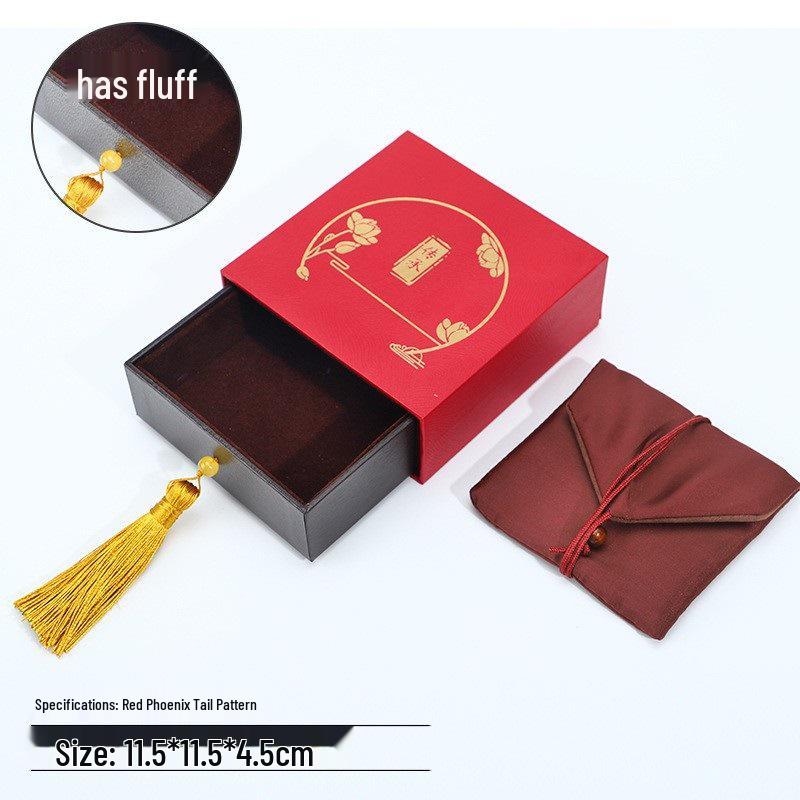 

Dafuku Jewelry Box: Antique-Style Drawer Bracelet & Ornament Storage