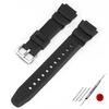 Accessori per cinturino da polso adatti per Casio Watch W-218h / F-108 AE1200 / 1000 / 1300 cinturino da polso in resina silicone 18mm