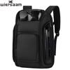 Men's High-End Waterproof Business Backpack - Large Capacity, Multifunctional, Simple Design