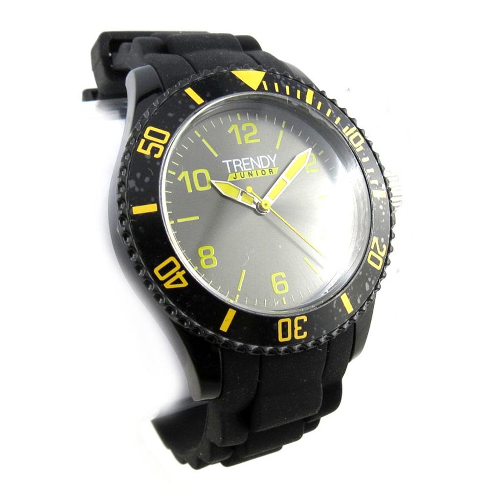 Les Trésors De Lily [N2394] - Children's Watch 'Trendy' Black Yellow