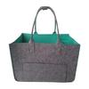Vielseitige Reise-Organizer-Tasche aus Filz mit speziellen Fächern für Elektronik, Toilettenartikel und Kleidung