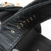Great CHANEL Sandals COCO Mark Turn Lock Leather black leather Women 37 G37387 Used