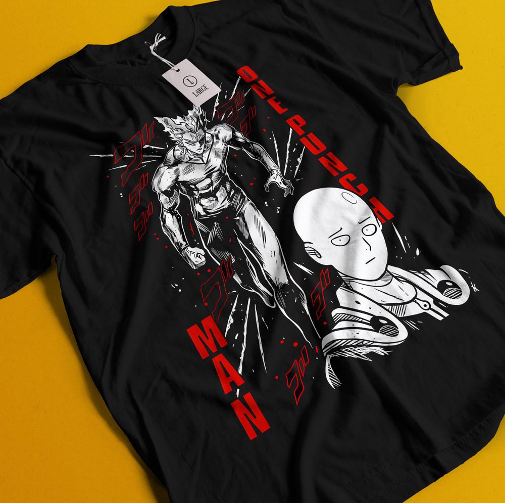 

Футболка One Punch Man Футболка Сайтама Футболка Гароу Футболка Фубуки Футболка Генос Аниме Манга OK Футболка XL