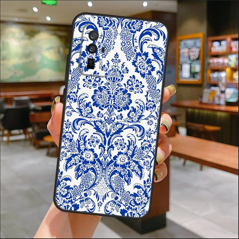 

Blue and White Porcelain Case For Xiaomi 15 Ultra 13 14 11T 12T 13T 14T Pro POCO X7 Pro X3 X5 X6 M6 F5 F6 Pro Cover Xiaomi 13