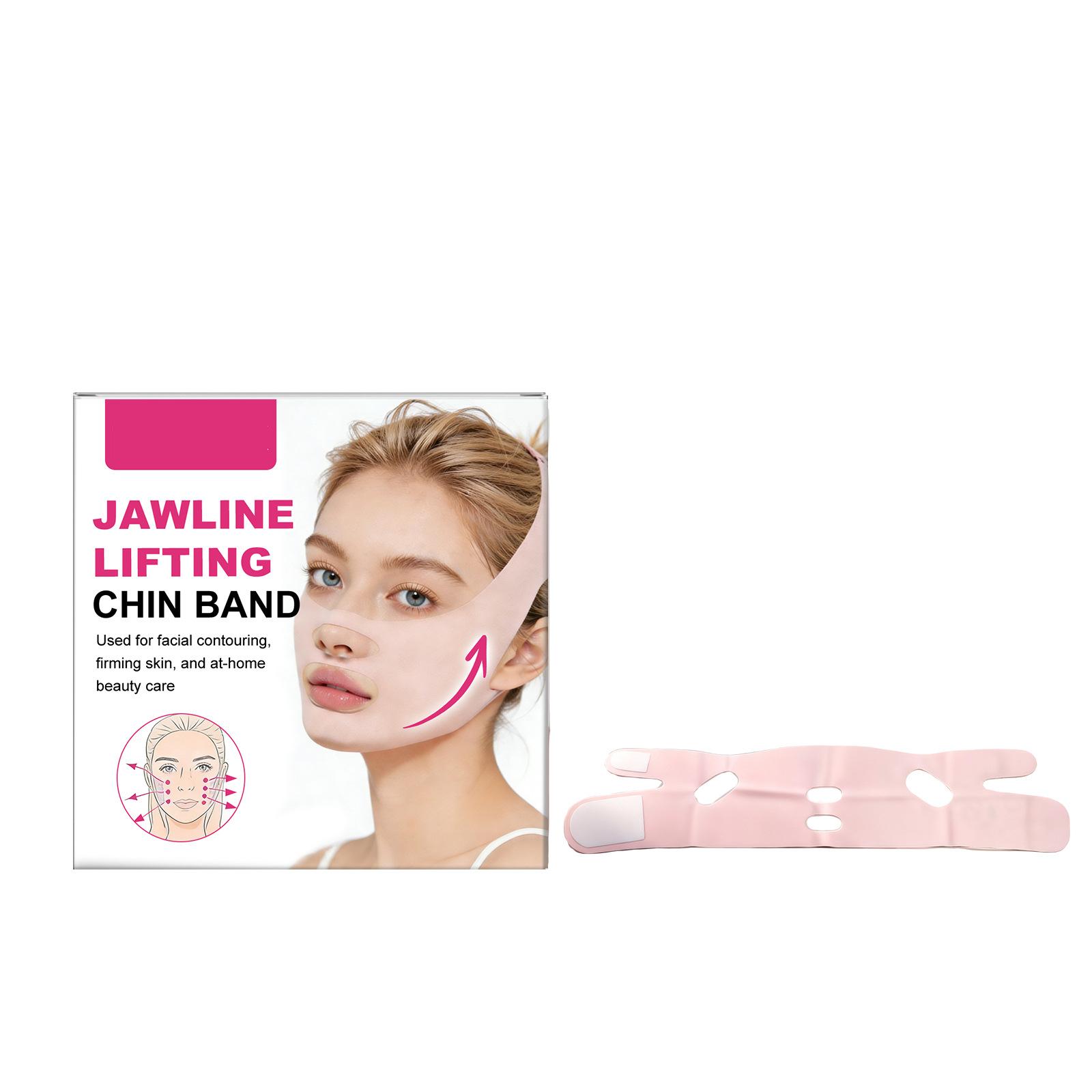 

Jawline Lifting Chin Strap, Reusable Facial Mask, With Chin Strap, For Facial Contouring белый