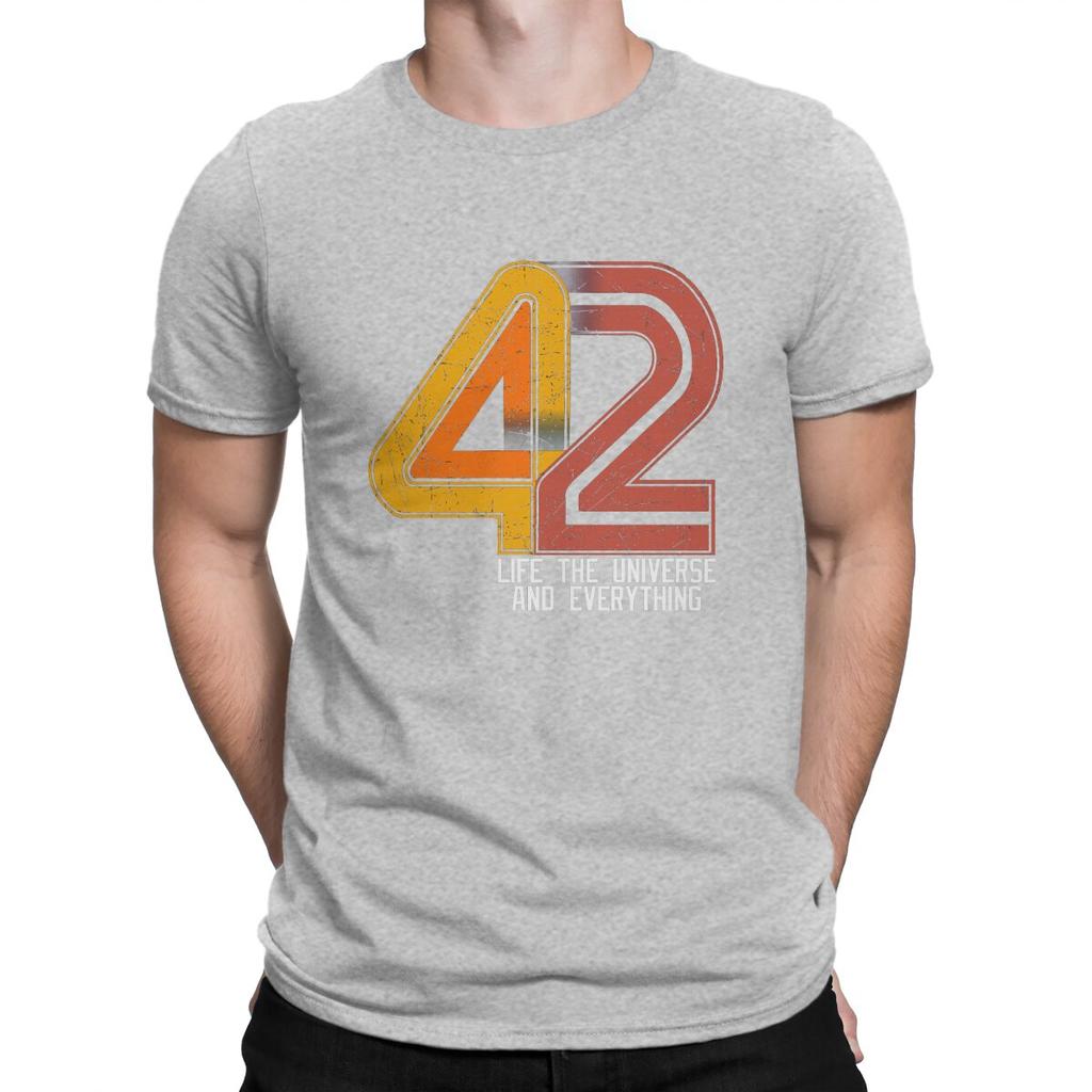Life the Universe and Everything Men T Shirts The Hitchhikers Guide To The Galaxy Film Awesome Tees Short Sleeve O Neck