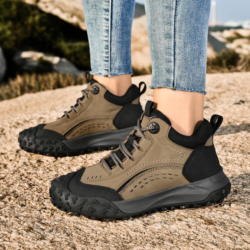 Mode Handgefertigte Motorradstiefel Echtes Leder Herren Schnürstiefel Mode Herren Lässige Low-Top-Schuhe Alleskönner Herren Basisschuh