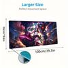 Cyberpunk Warrior Large Size Mouse Pad Large Gaming Table Cushion Nonslip Laptop Tablet Big Mousepad Xxl Mat Mini Pc Playmat With Lock Edge