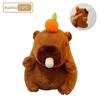 1-20 Stück Plüsch-Kaki Wedelnder Schwanz Capybara Schlüsselanhänger Niedlicher Plüsch-Schlüsselanhänger Plüschtier Spielzeug Schultaschen-Anhänger Geschenk-Anhänger
