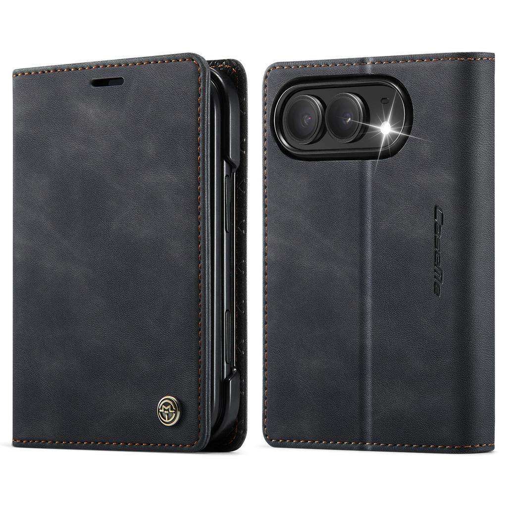 CaseMe-033 For iPhone Duo Wallet Case ,Luxury Flip Premium PU Leather Card Cover Protector Skins Shell