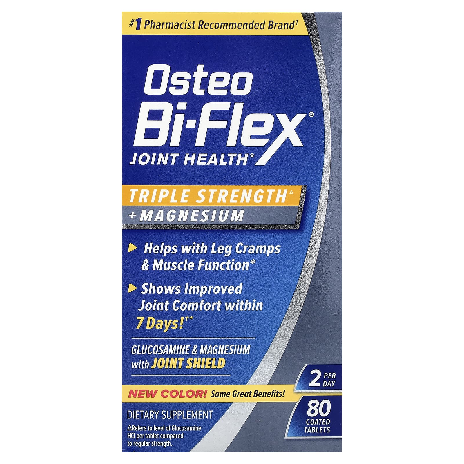 

Osteo Bi-Flex, Joint Health, 3x Stronger + Magnesium, 80 Coated Tablets