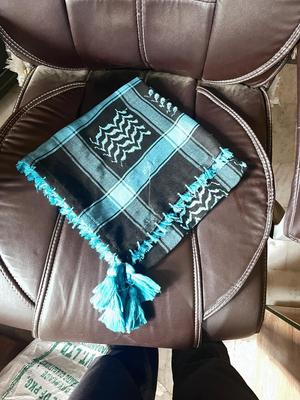 Keffiyeh Shemagh Visiškai Originalus Pagamintas Palestinoje Arabiškas Šalikas Kufiya Arafat Medvilnė