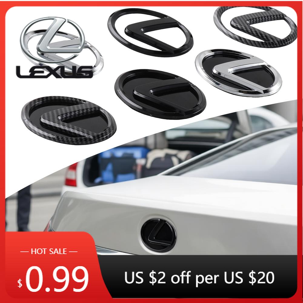 Interior Stickers 1Pc 120mm Car Styling Emblem Front Grille Logo For Lexus F SPORT Plug-in Hybrid ES UX 300e GS GX IS LS LX CT L XN0