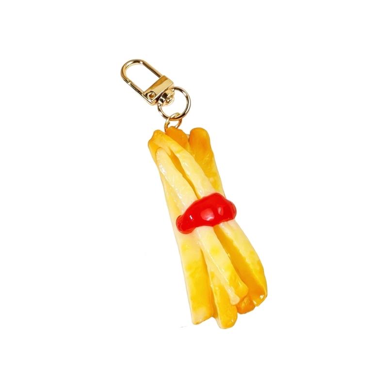 Realistic Food Keychain Set PVC Mini Crab Lobster Keyring Creative Novelty Fun Gift for Car Key Backpack Lovers Friend Party Decoration