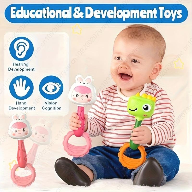 Baby Music Teether Rattle Toy for Child 0-12 Education Mobile Cot Kids Bed Bell Newborn Stroller Crib Infant Pacifier Weep Tear