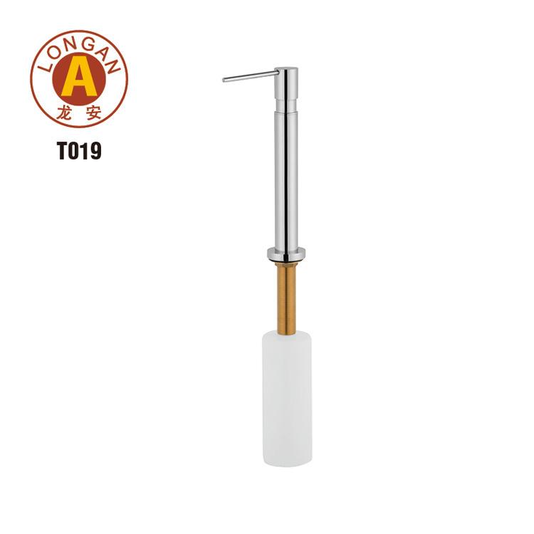 High Quality 500Ml 1000Ml Kitchen Antique Countertop Basin Brass Liquid Soap Dispenser With Dispenser Hand Wash Soap Pump
