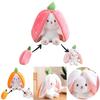 Adorable Transformable Fruit Rabbit Plush Toy