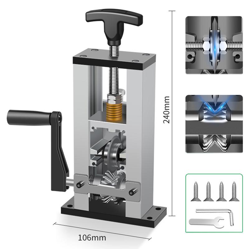 For Drill Wire Stripper Machine 1-25 mm Scrap Wire Manual Wire Stripping Made Easy, Copper Wire Stripper, Drill Attachment Tool
